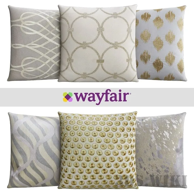 decoration - Throw pillows from Wayfair Shop 9 3D Model