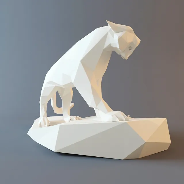 decoration - Tiger 3D Model