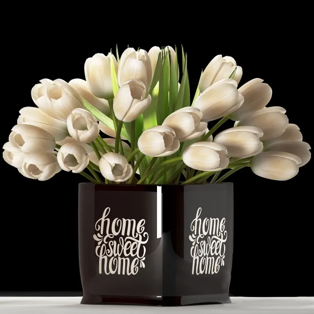decoration - Tulip nine 1 3D Model