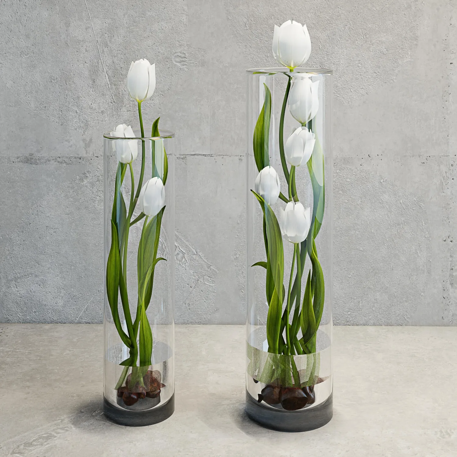decoration - Tulips 15 1 3D Model