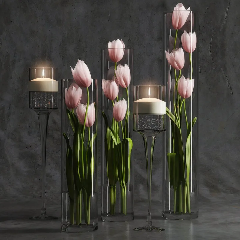 decoration - Tulips 2 3D Model