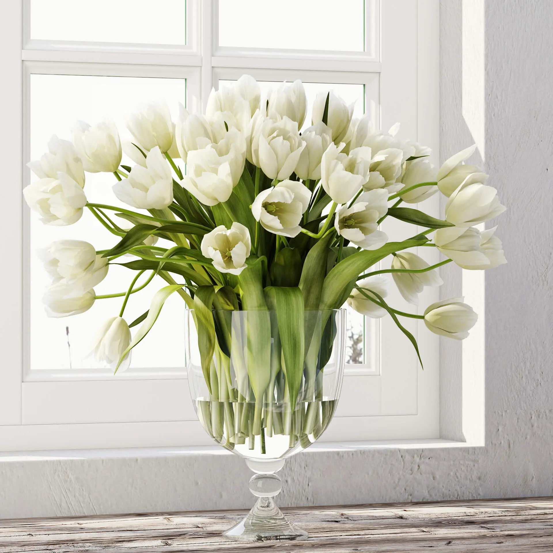 decoration - Tulips 3 1 3D Model