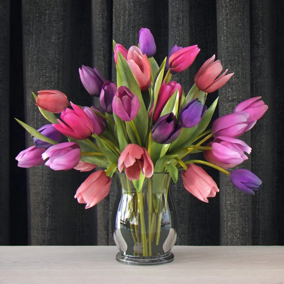 decoration - Tulips 9 3D Model