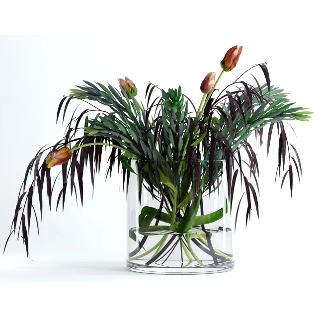 decoration - Tulips and Co 3D Model