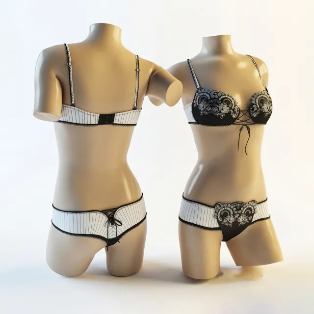 decoration - Underwear 04 3D Model