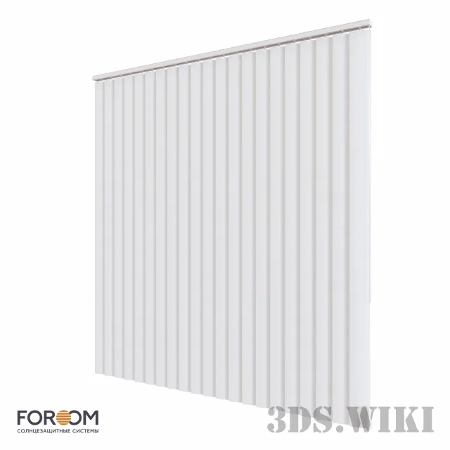 decoration - V-FORM PLAST vertical blinds 3D Model