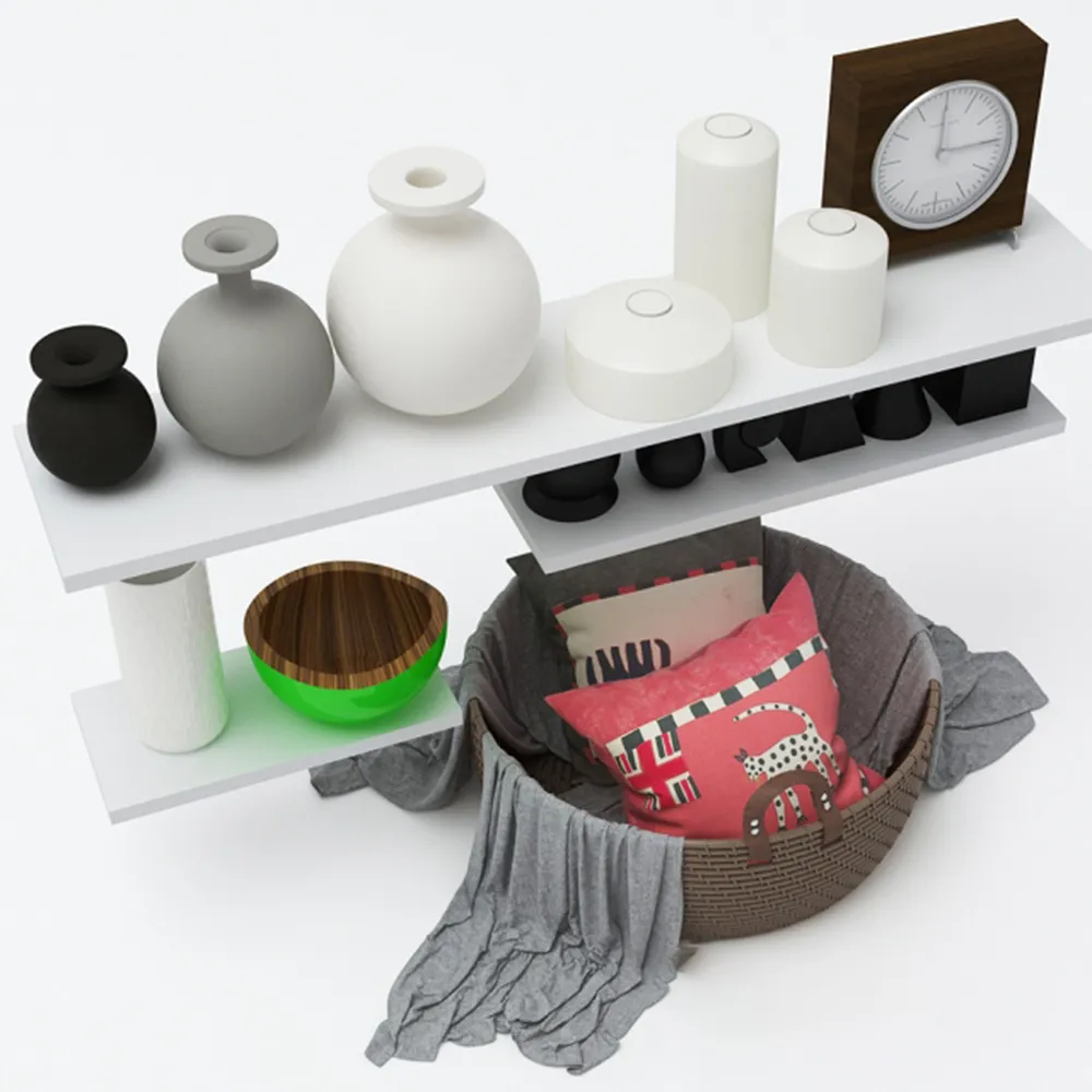 decoration - Various decorative items 3D Model