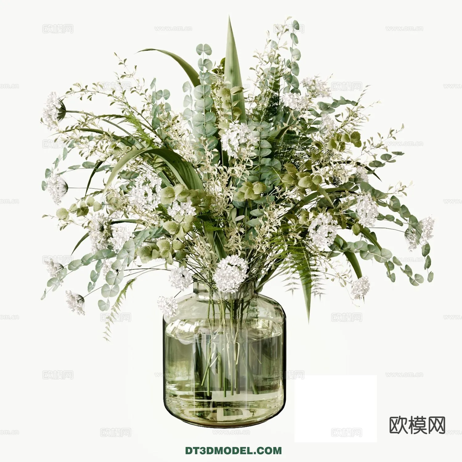 DECORATION - VASE - 3D Model For Interior Design - 691