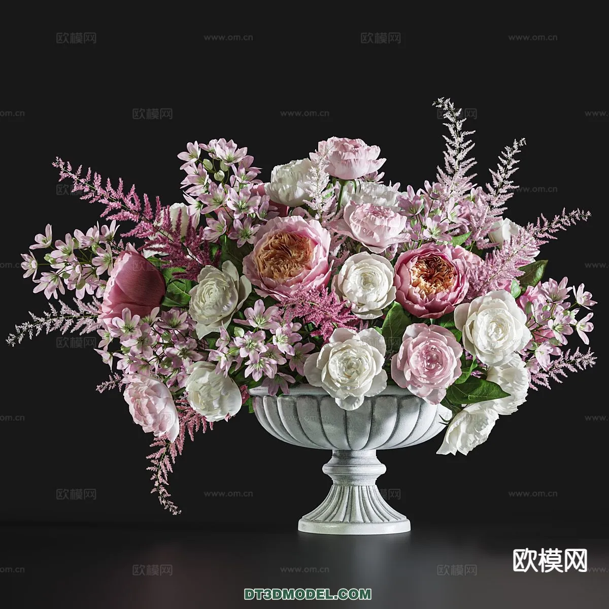 DECORATION - VASE - 3D Model For Interior Design - 699