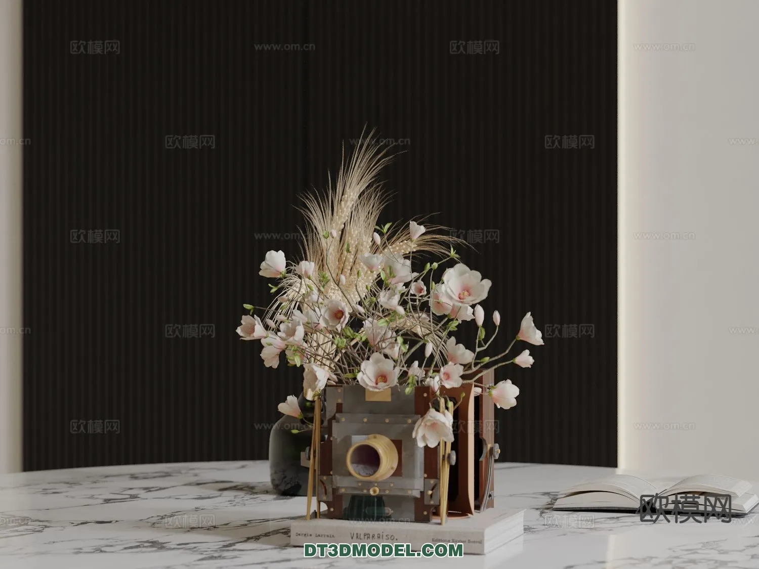 DECORATION - VASE - 3D Model For Interior Design - 745