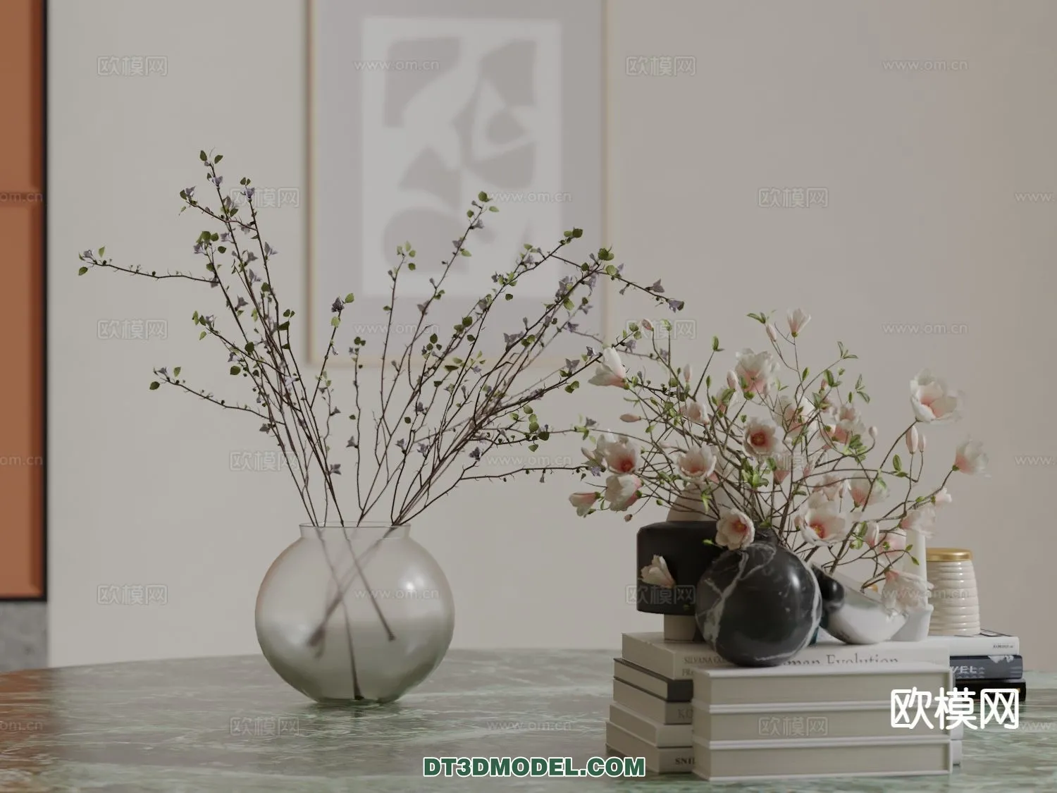 DECORATION - VASE - 3D Model For Interior Design - 747