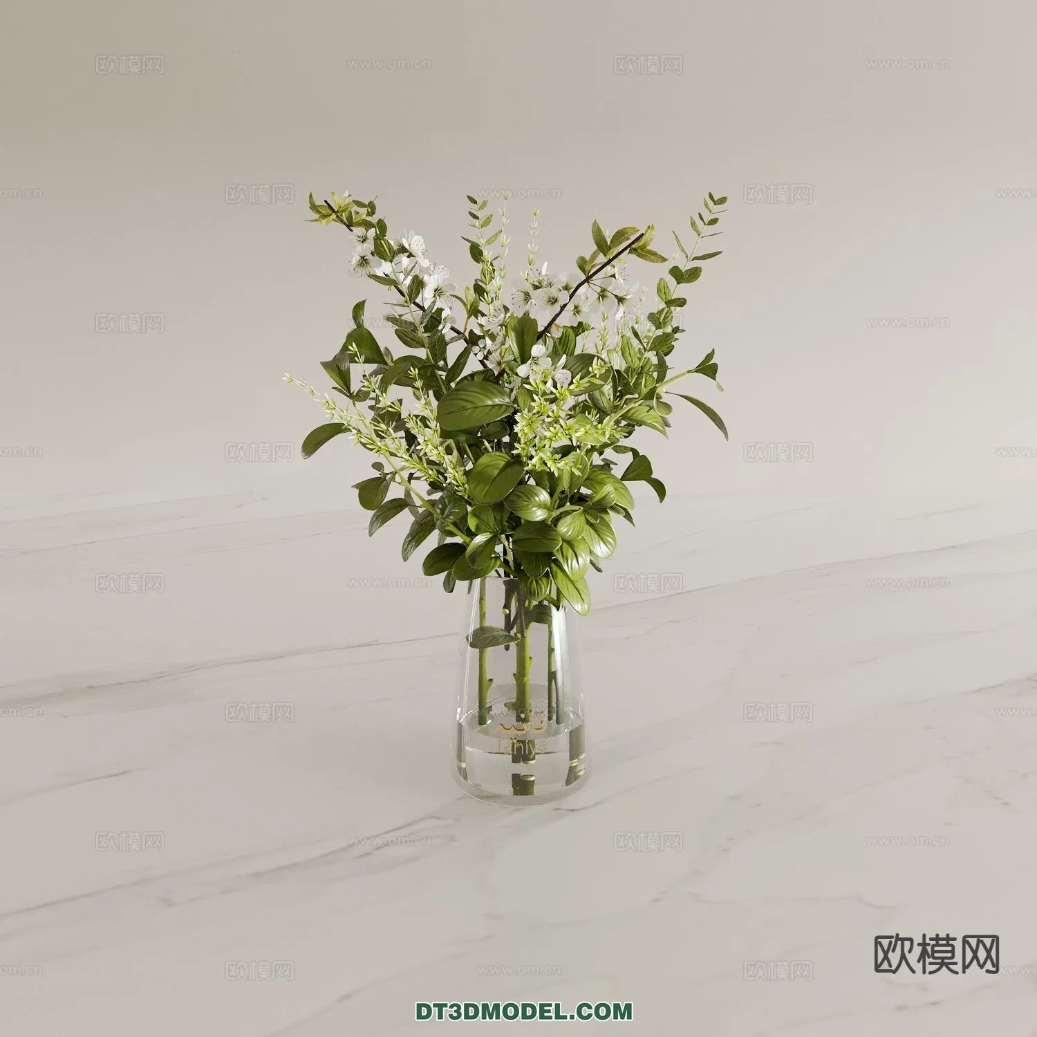 DECORATION - VASE - 3D Model For Interior Design - 750
