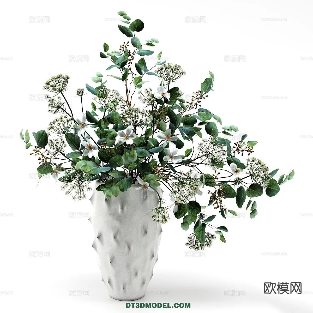 DECORATION - VASE - 3D Model For Interior Design - 765