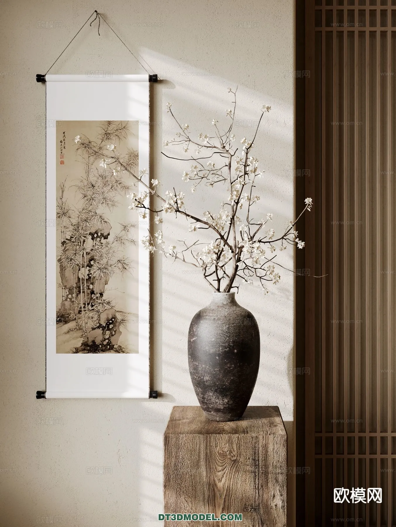 DECORATION - VASE - 3D Model For Interior Design - 774