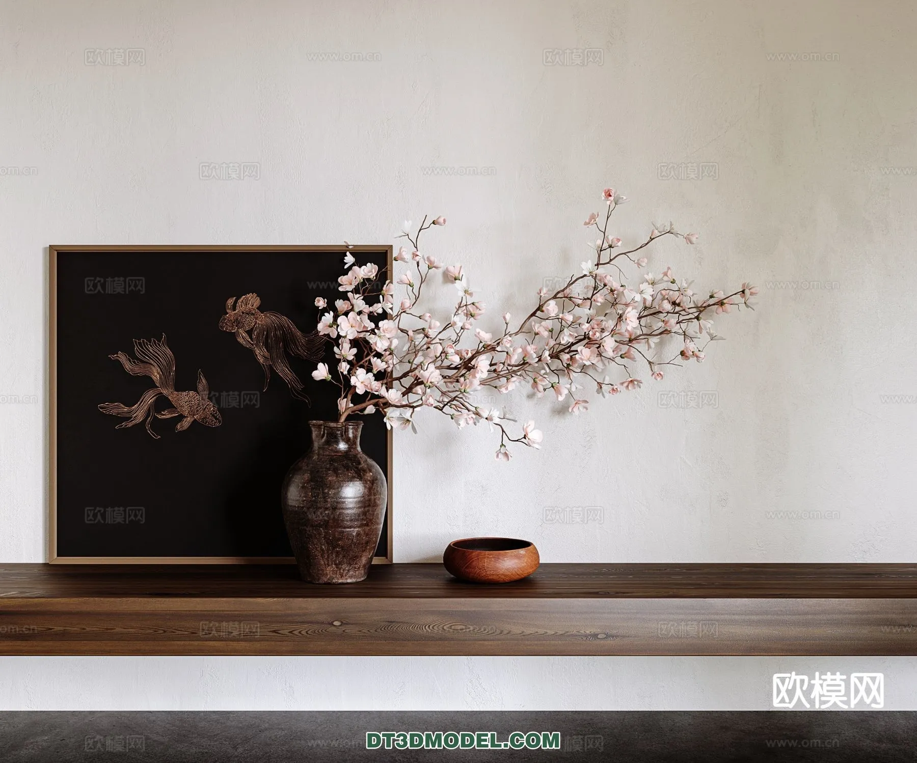 DECORATION - VASE - 3D Model For Interior Design - 777