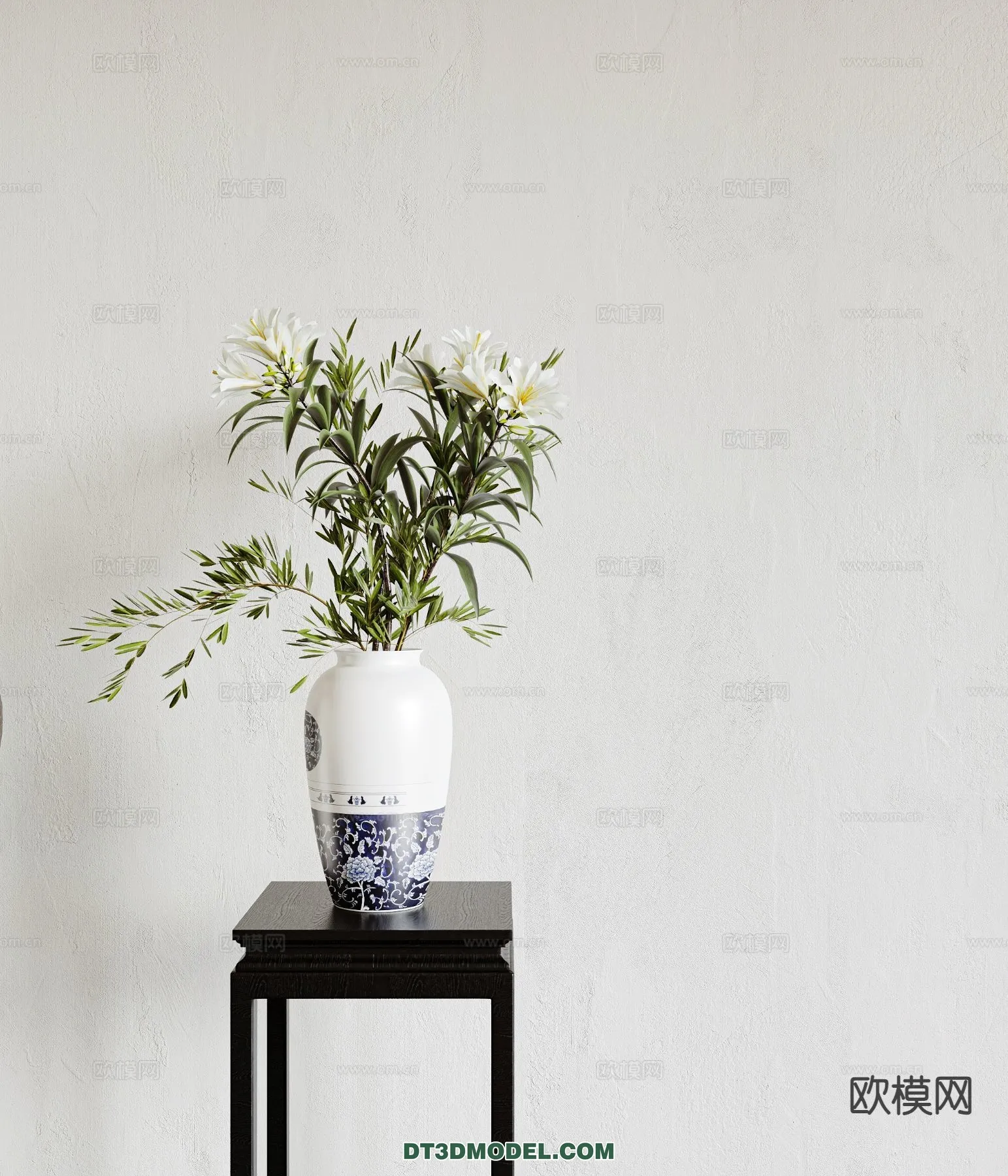 DECORATION - VASE - 3D Model For Interior Design - 779