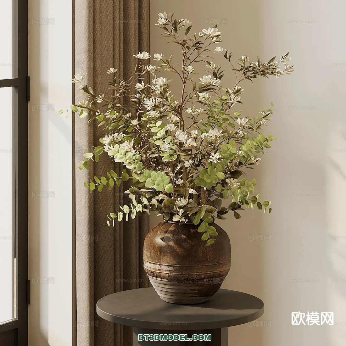 DECORATION - VASE - 3D Model For Interior Design - 782