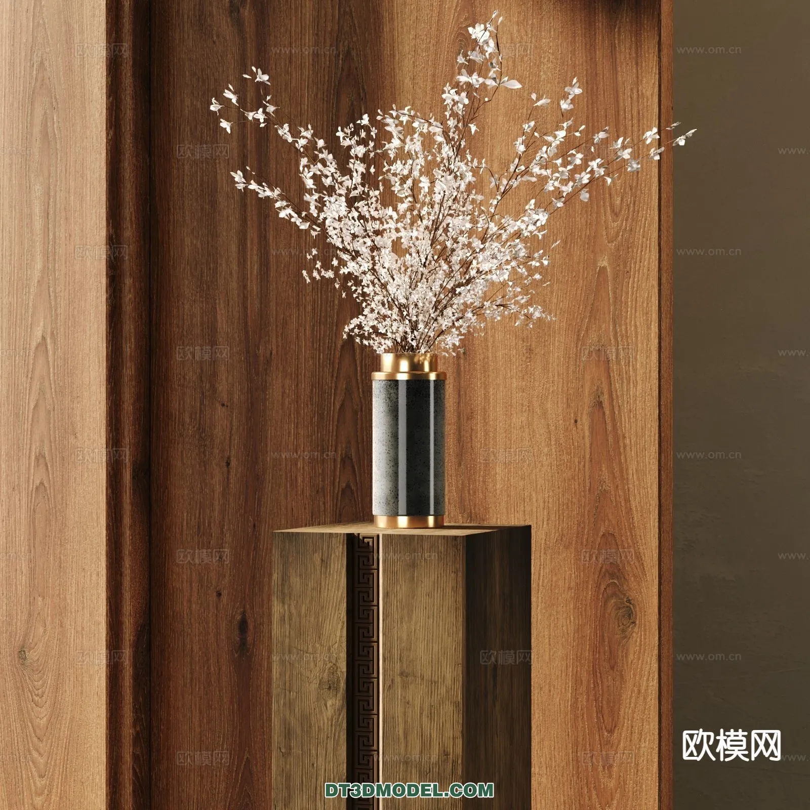 DECORATION - VASE - 3D Model For Interior Design - 784