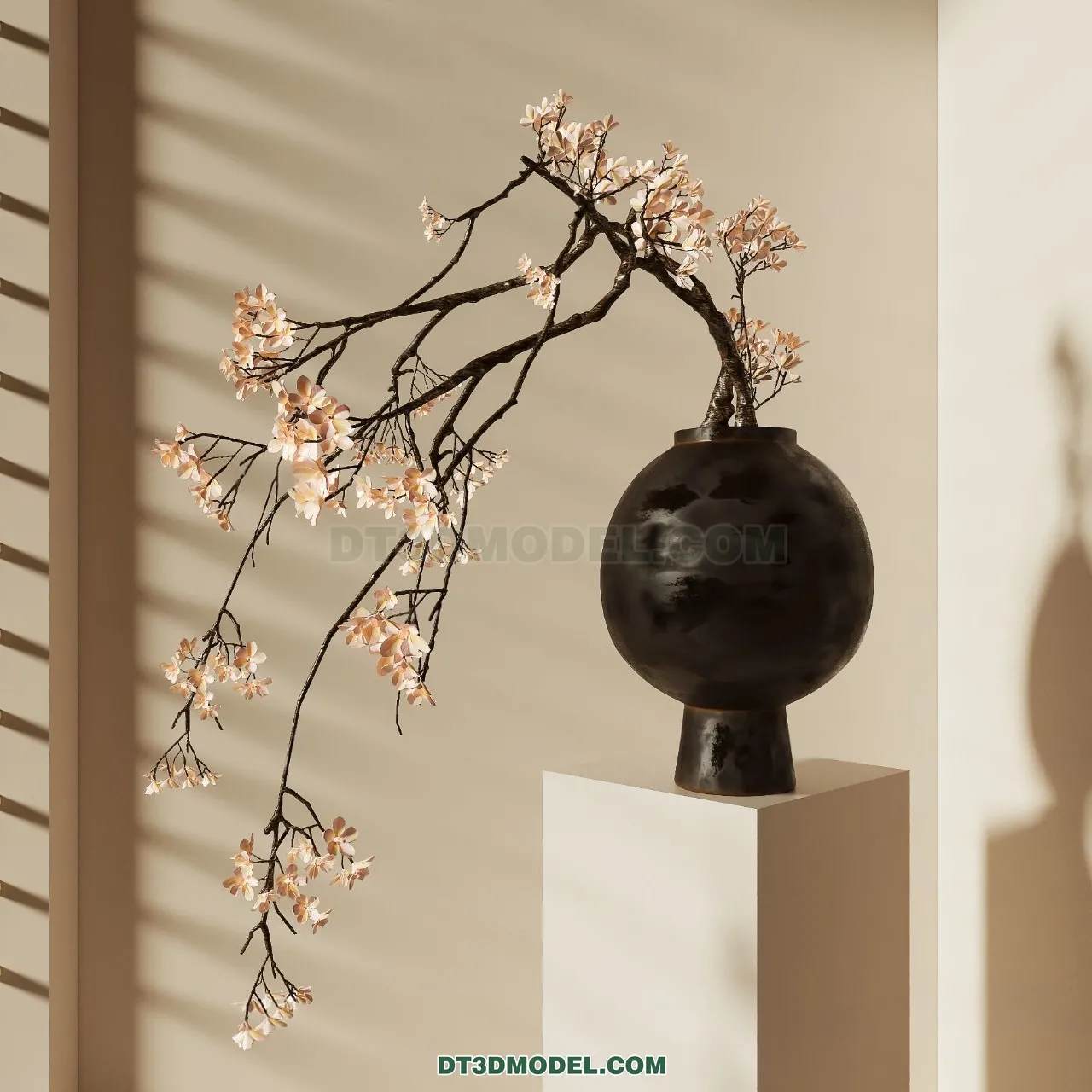 DECORATION - VASE - 3D Model For Interior Design - 788