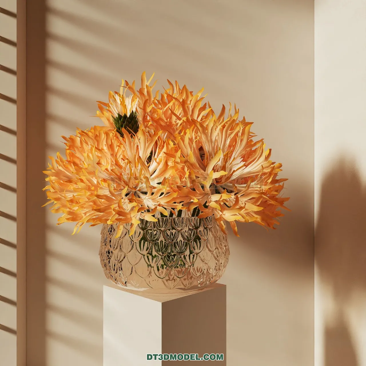 DECORATION - VASE - 3D Model For Interior Design - 789