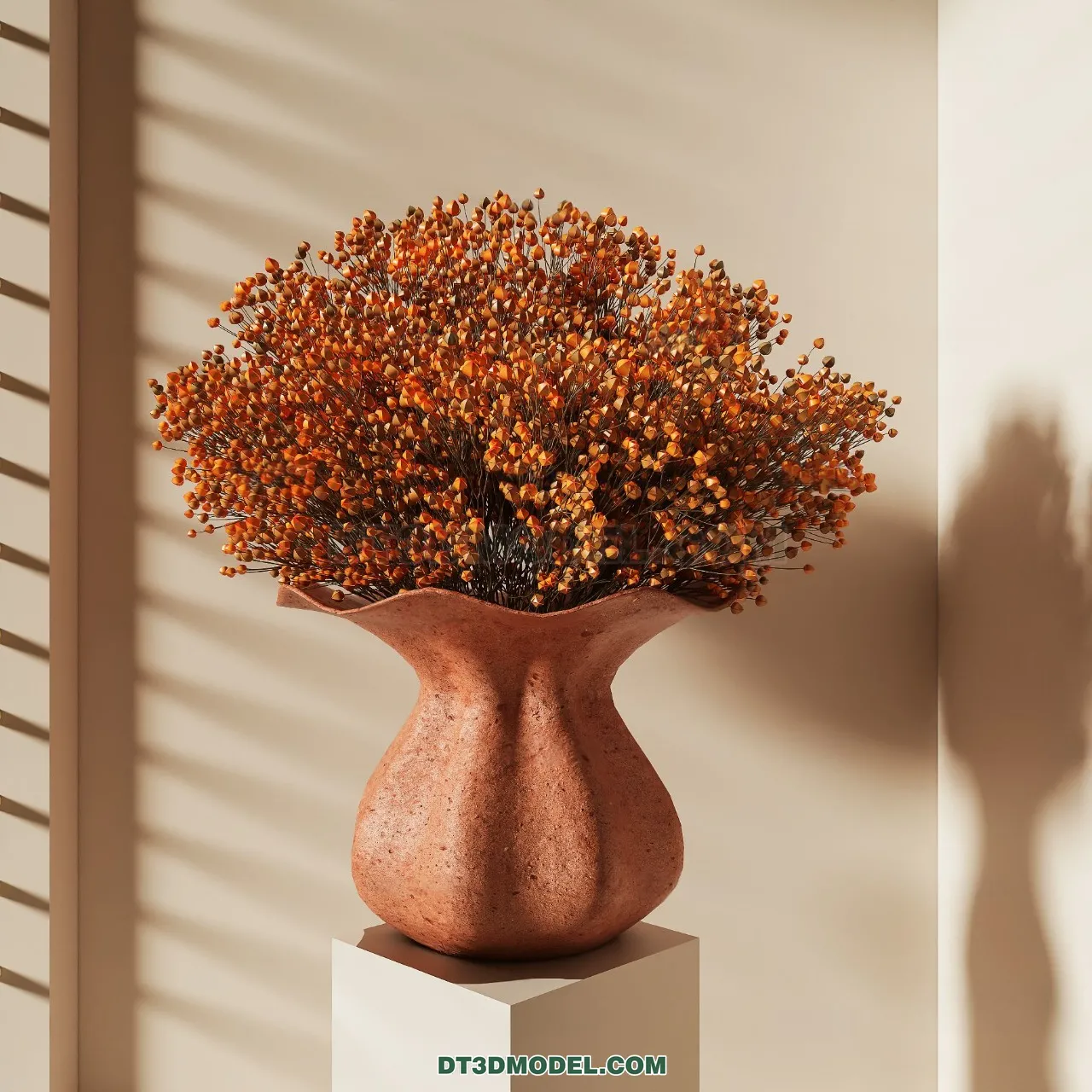 DECORATION - VASE - 3D Model For Interior Design - 796