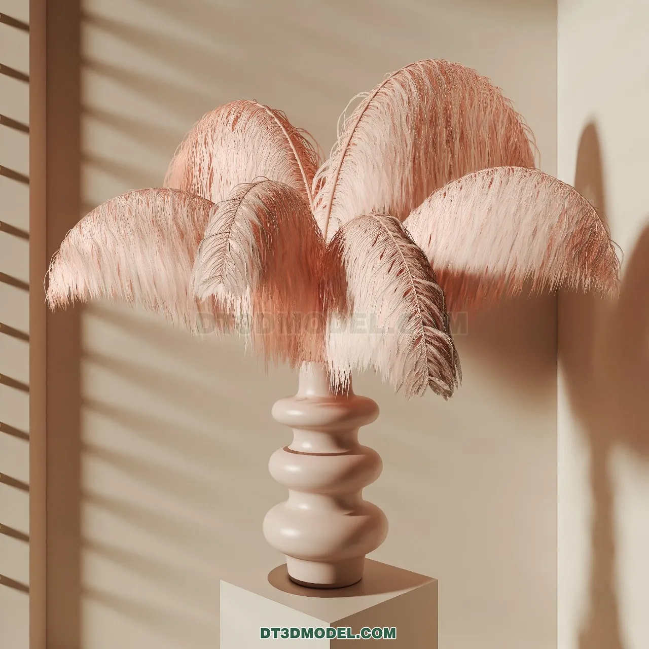 DECORATION - VASE - 3D Model For Interior Design - 797