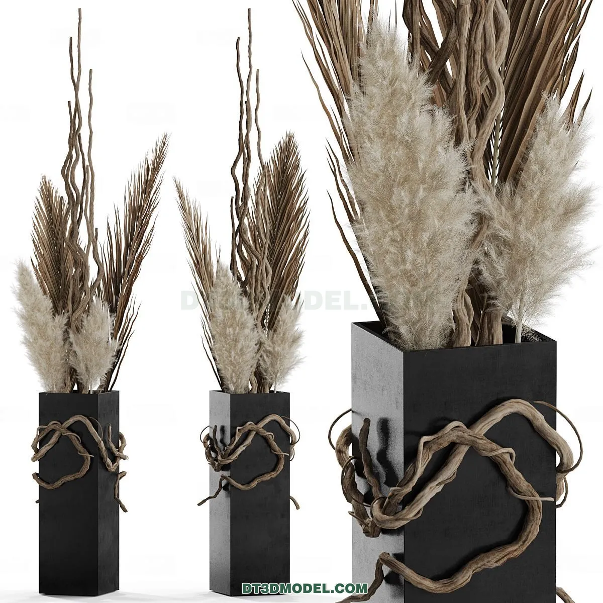 DECORATION - VASE - 3D Model For Interior Design - 800