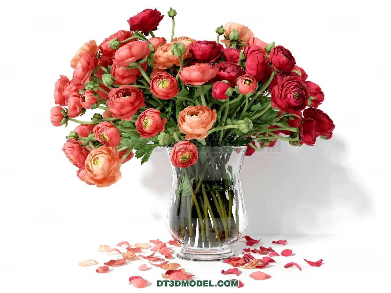 DECORATION - VASE - 3D Model For Interior Design - 803