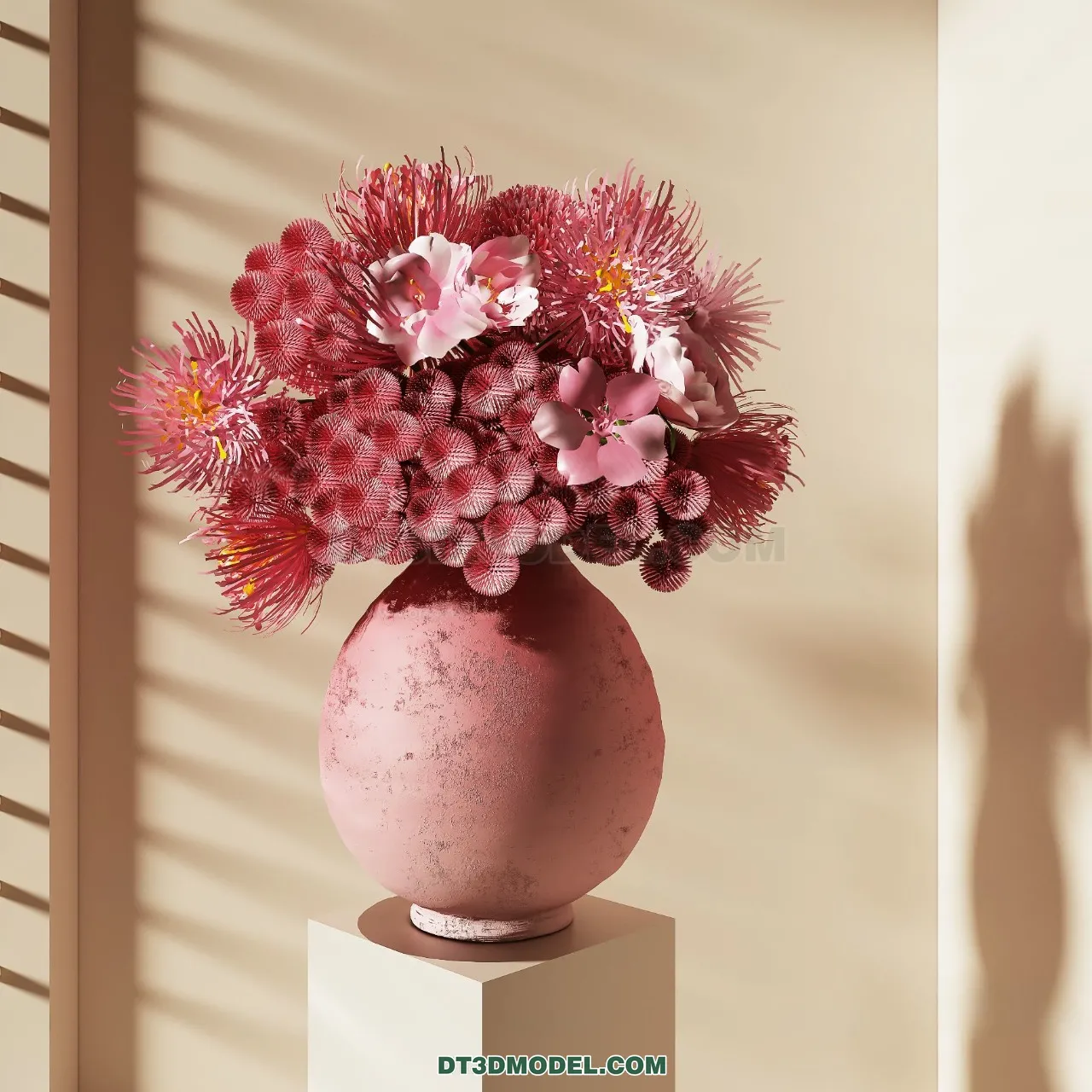 DECORATION - VASE - 3D Model For Interior Design - 805