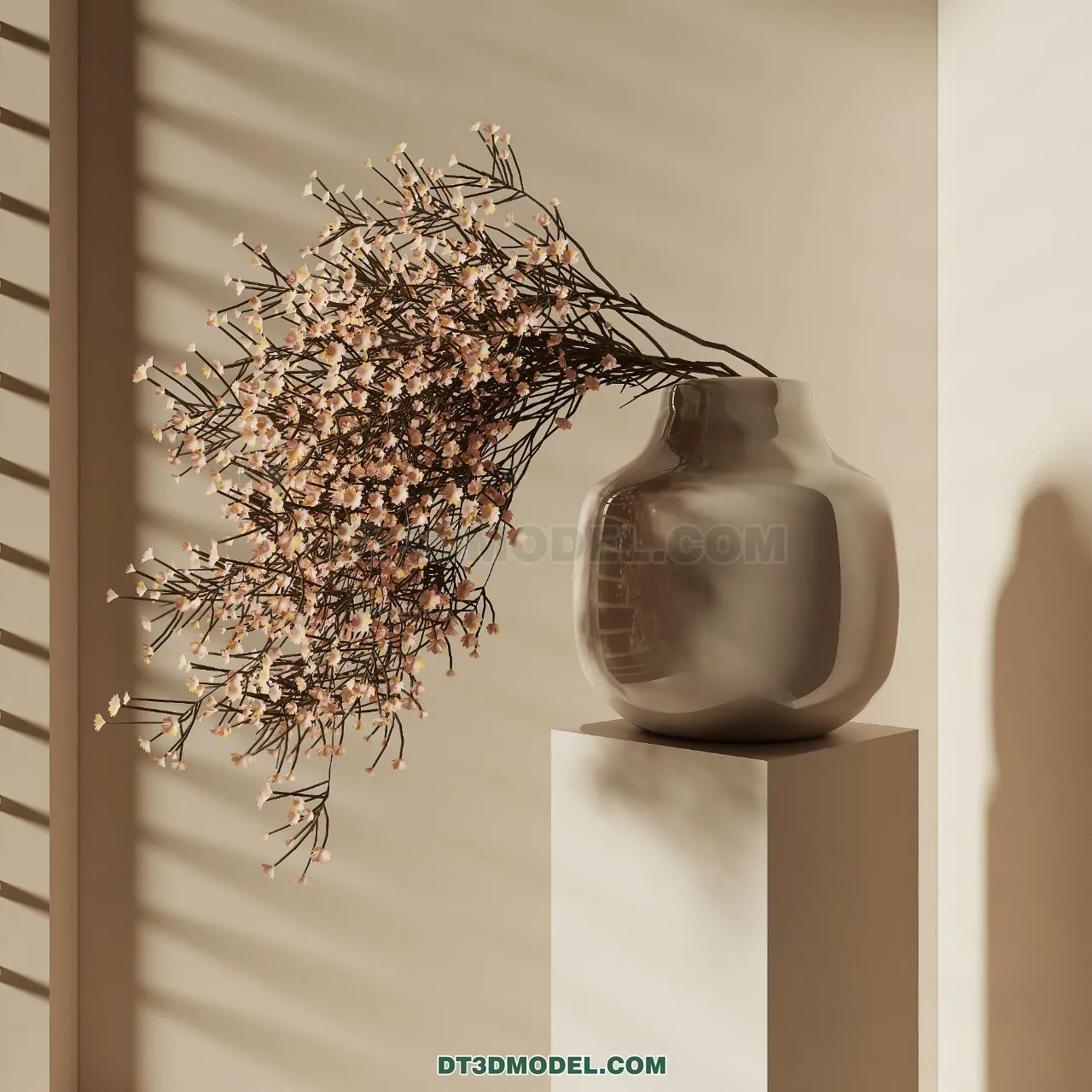 DECORATION - VASE - 3D Model For Interior Design - 806