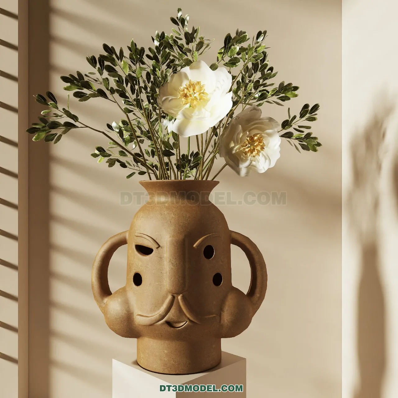 DECORATION - VASE - 3D Model For Interior Design - 811