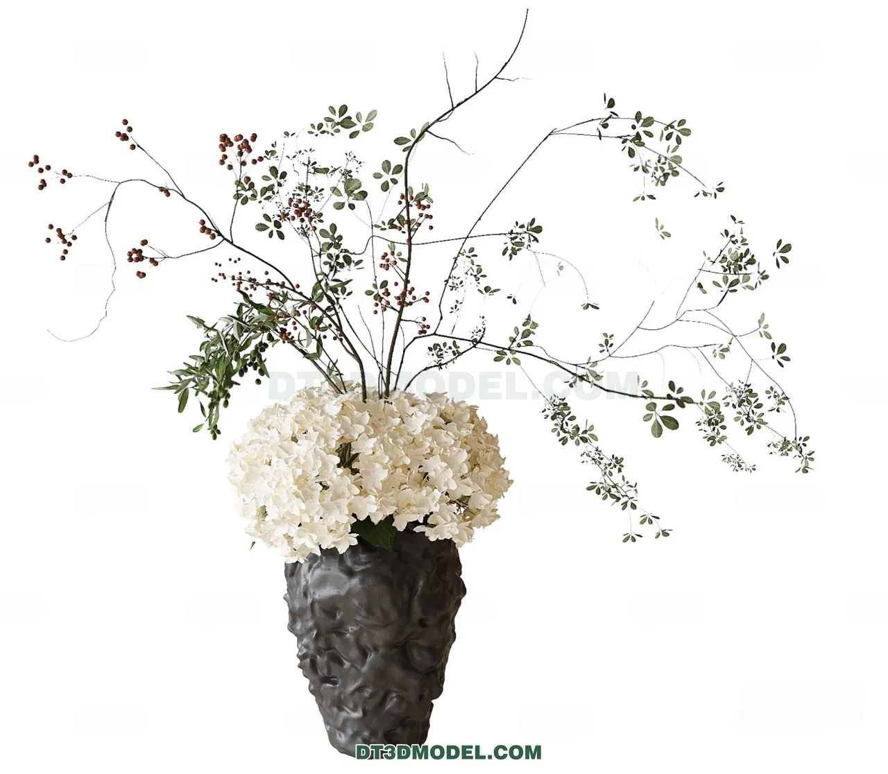 DECORATION - VASE - 3D Model For Interior Design - 814