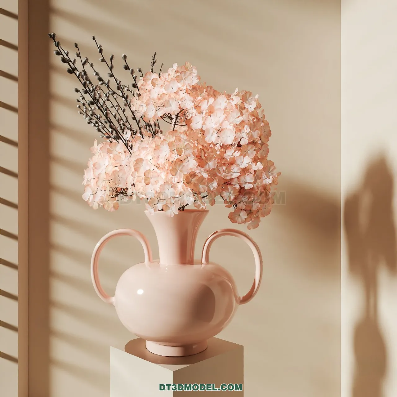 DECORATION - VASE - 3D Model For Interior Design - 818