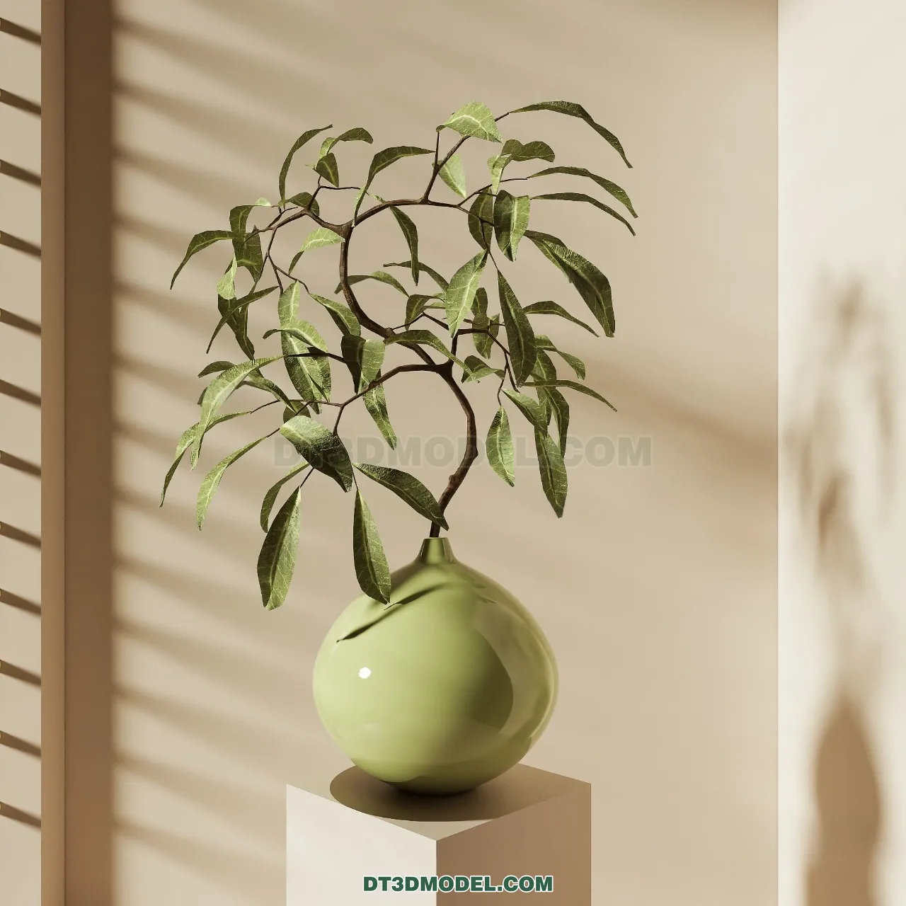 DECORATION - VASE - 3D Model For Interior Design - 823