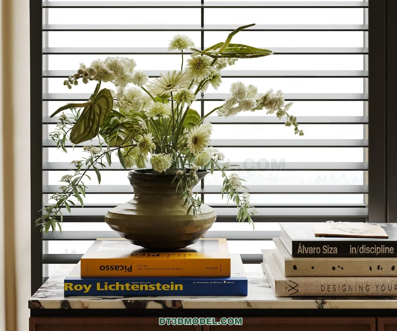 DECORATION - VASE - 3D Model For Interior Design - 824