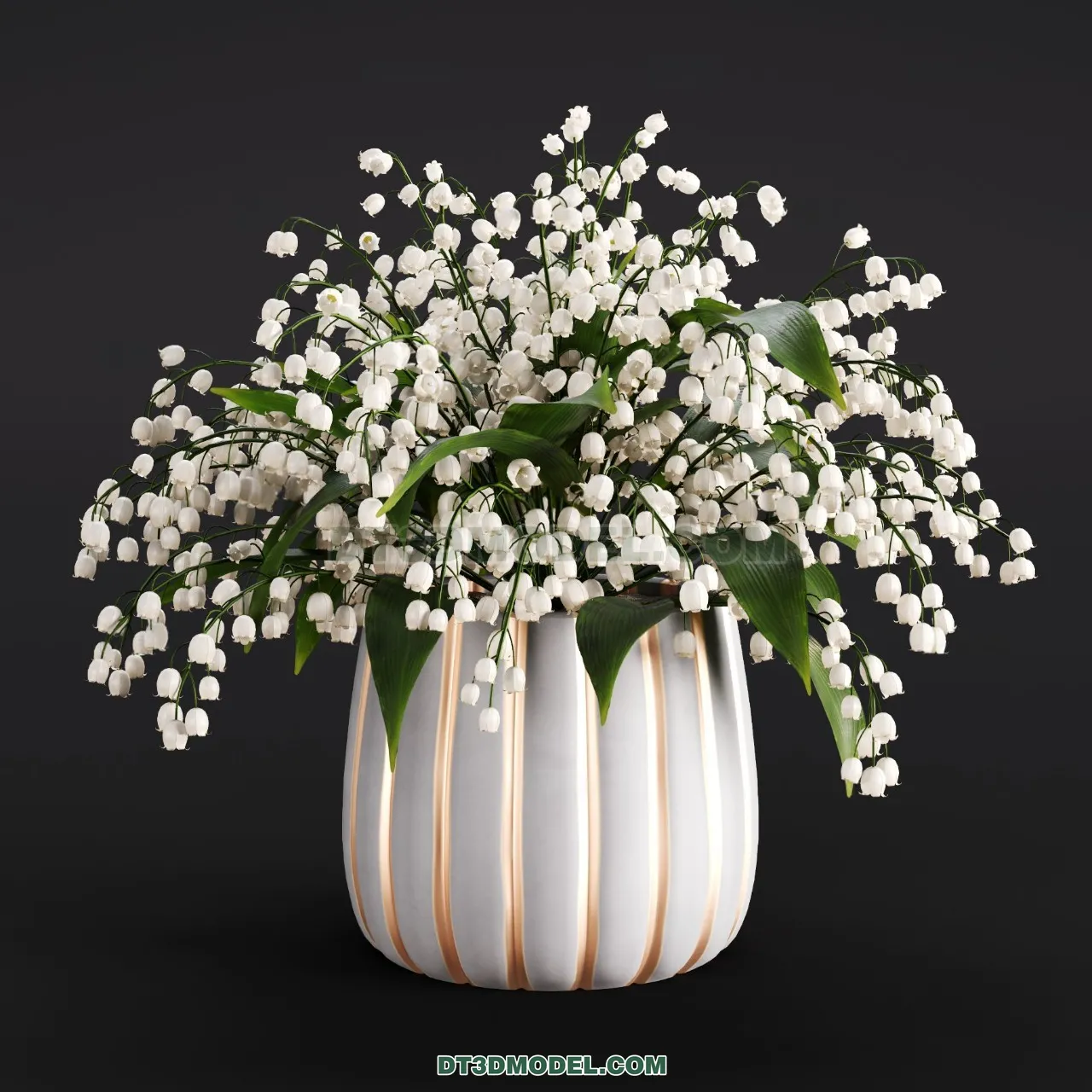 DECORATION - VASE - 3D Model For Interior Design - 854