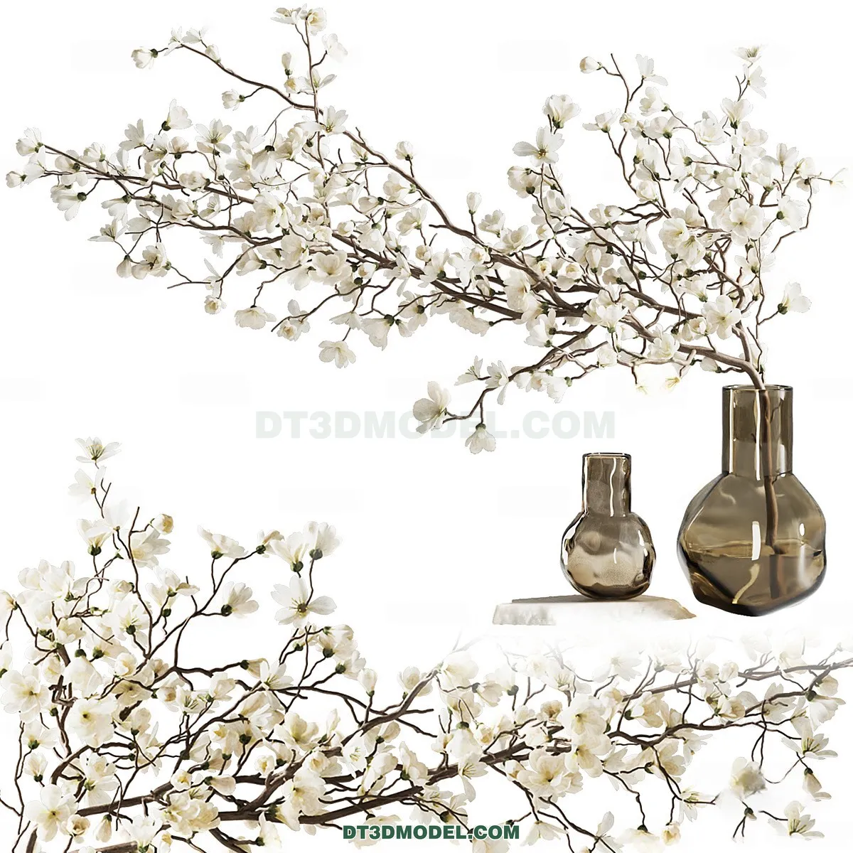 DECORATION - VASE - 3D Model For Interior Design - 862