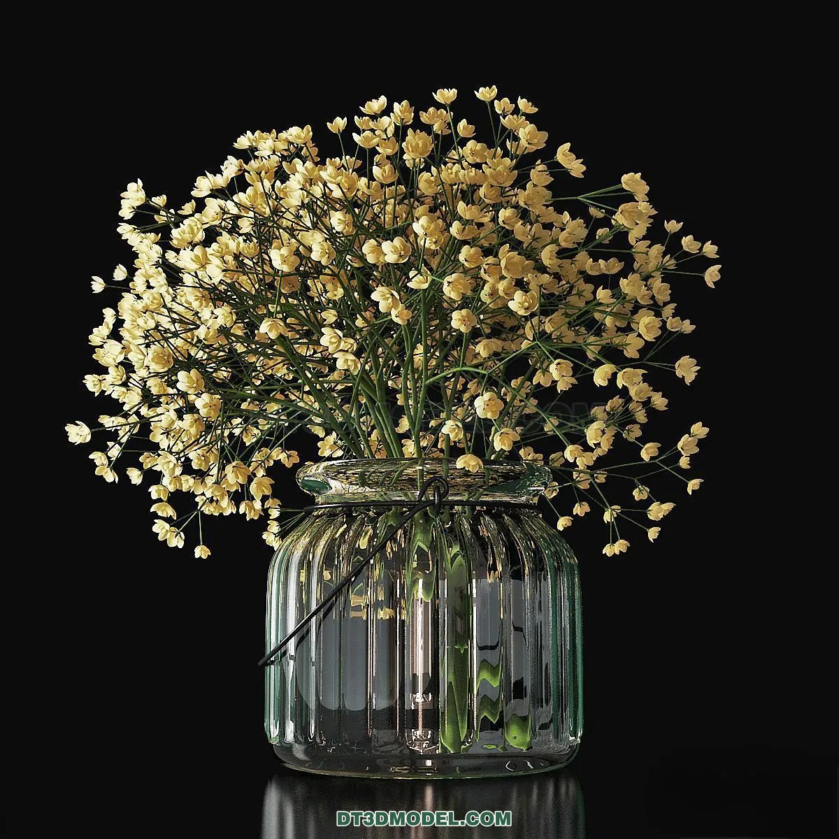 DECORATION - VASE - 3D Model For Interior Design - 863