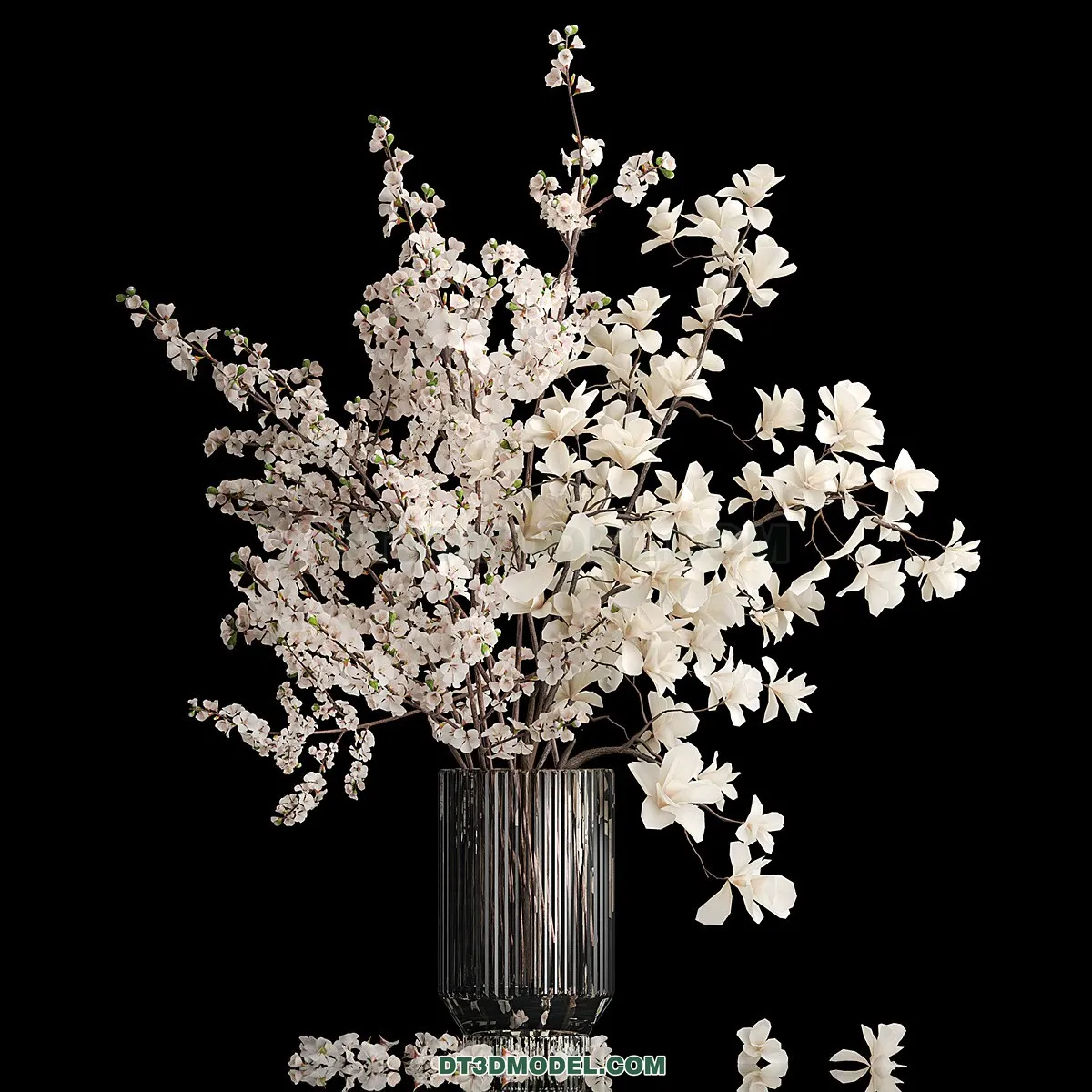 DECORATION - VASE - 3D Model For Interior Design - 864