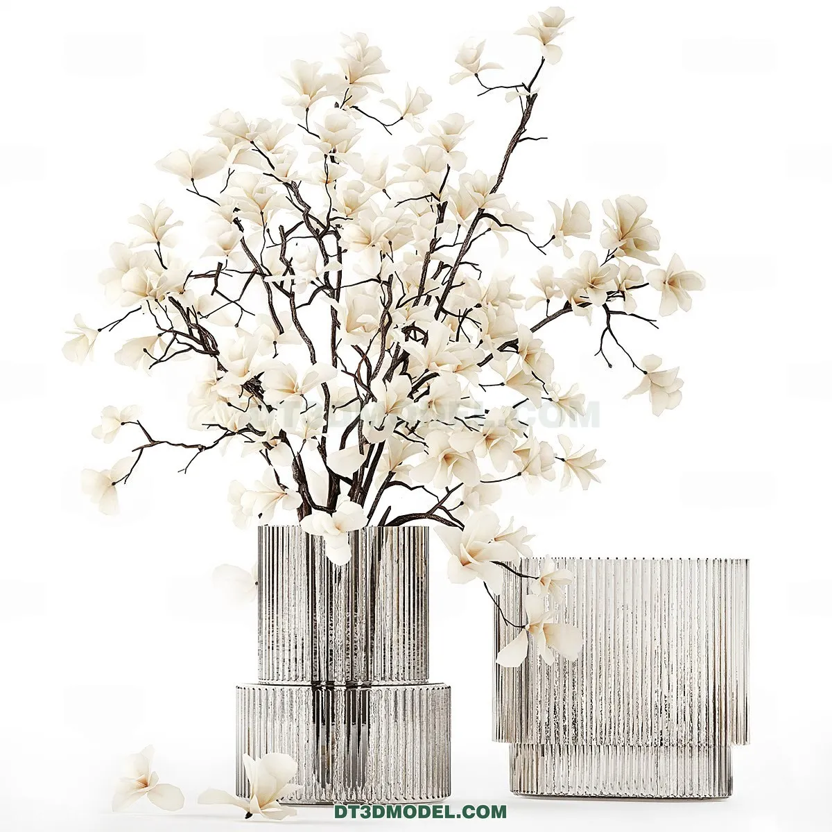 DECORATION - VASE - 3D Model For Interior Design - 865