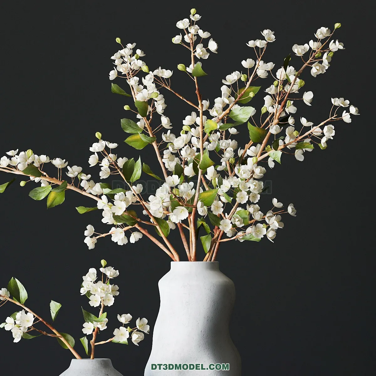 DECORATION - VASE - 3D Model For Interior Design - 866