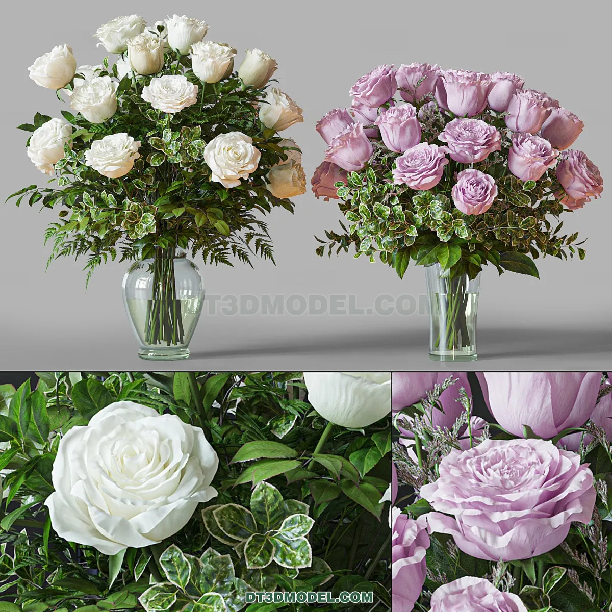 DECORATION - VASE - 3D Model For Interior Design - 877