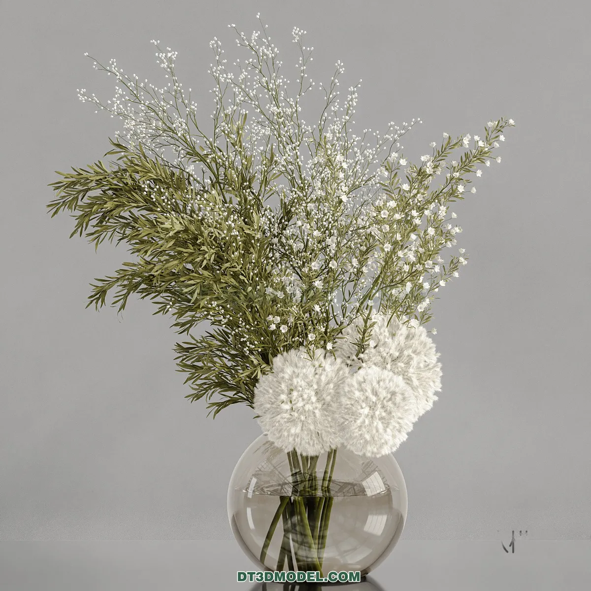 DECORATION - VASE - 3D Model For Interior Design - 878