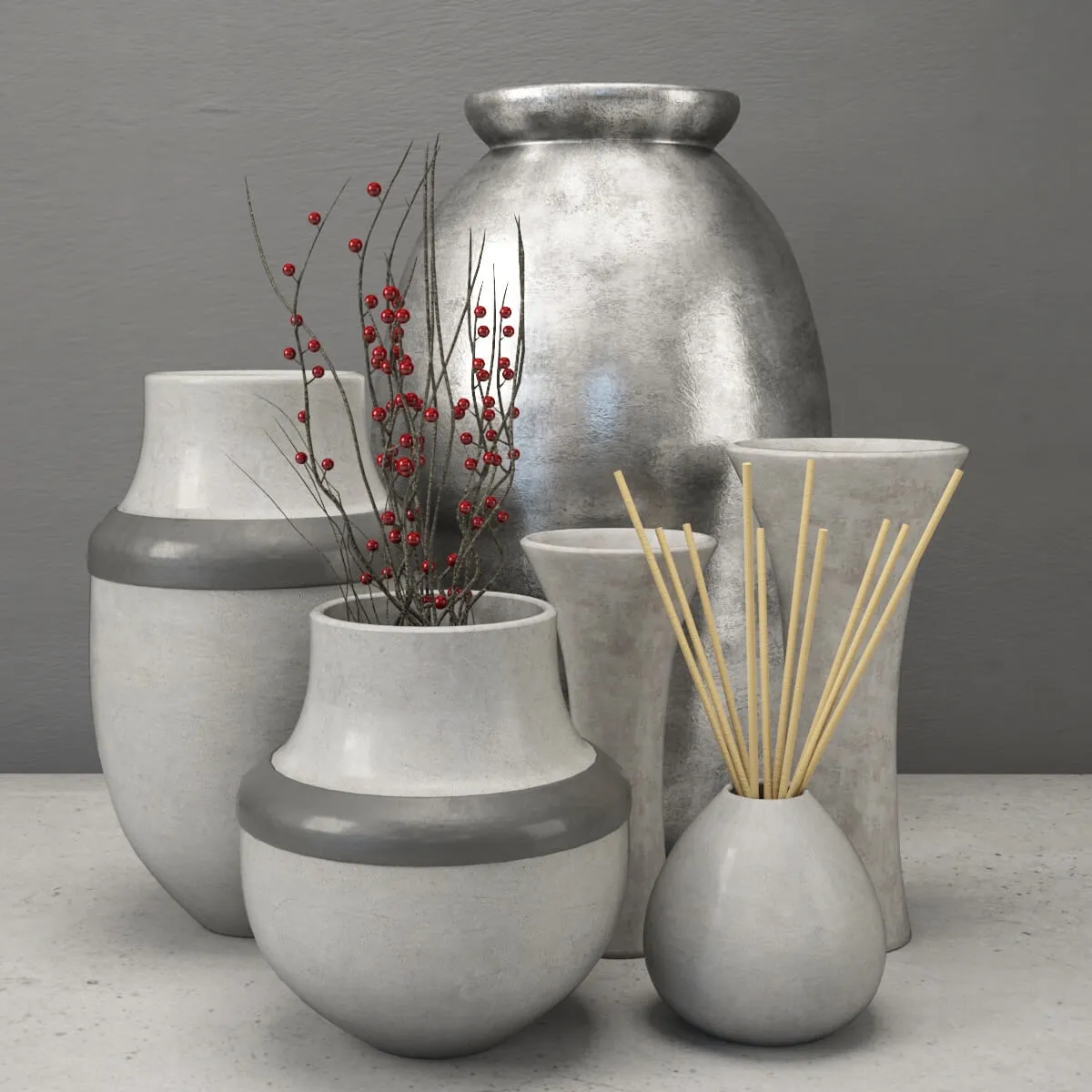 decoration - Vase Collection 4 3D Model