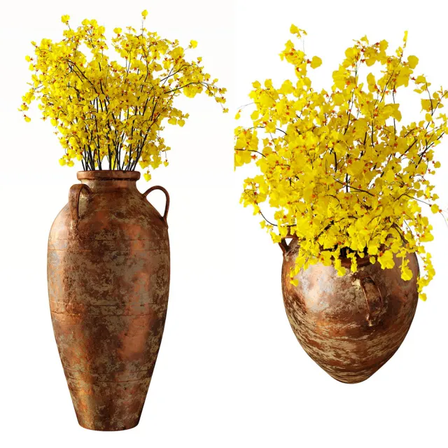 decoration - Vase of flowers 103 3D Model