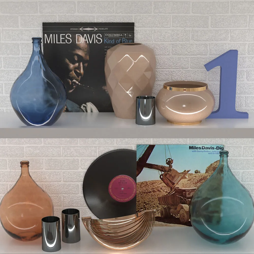 decoration - Vases and other interior items 3D Model