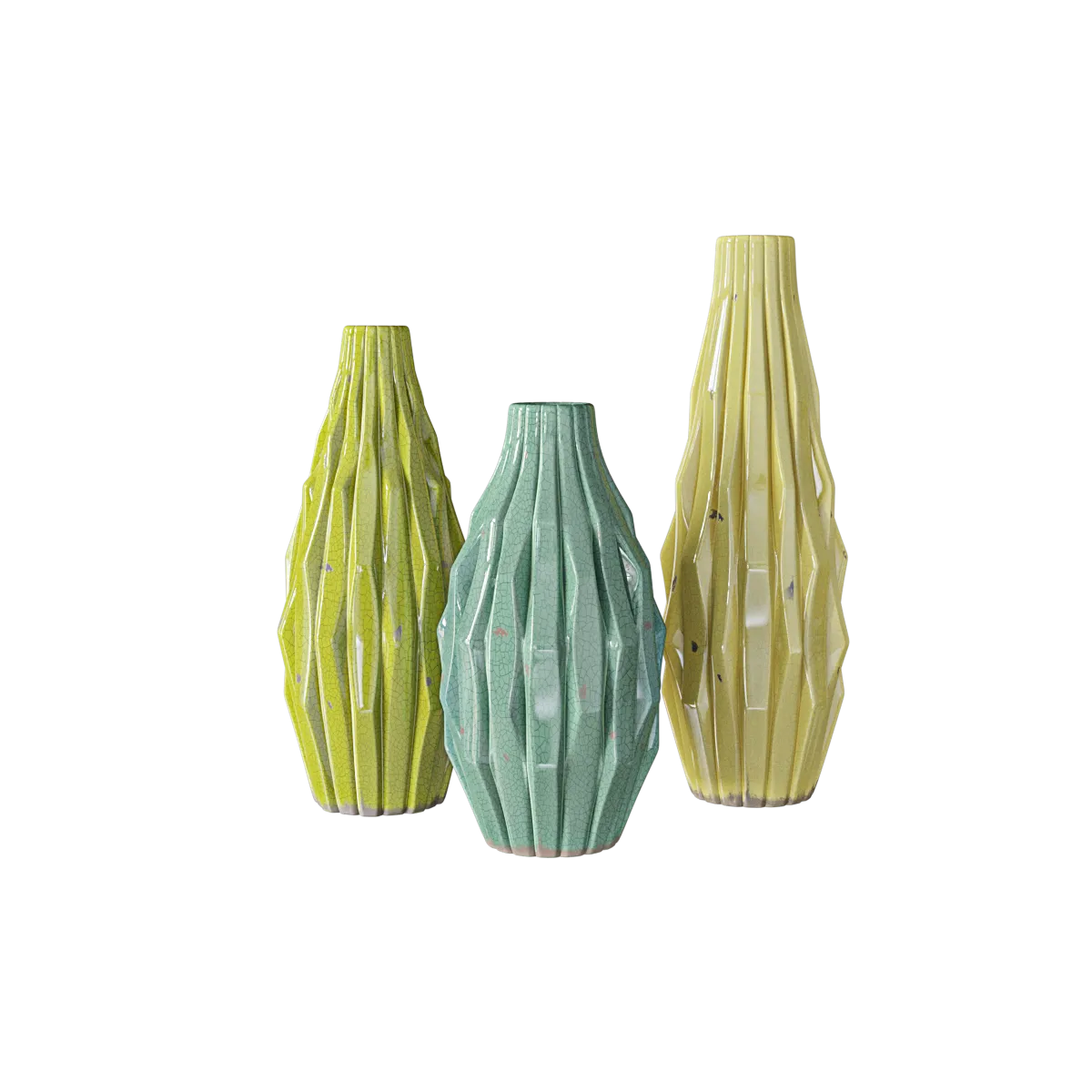 decoration - Vases Cactus 3D Model