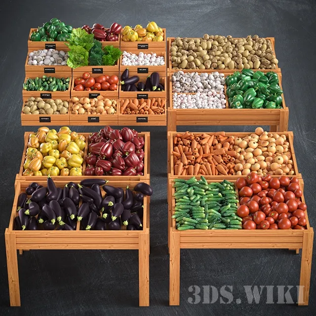 decoration - Vegetables Vegetables 3D Model
