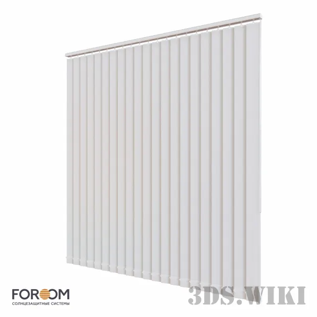 decoration - Vertical blinds V-FORM 3D Model