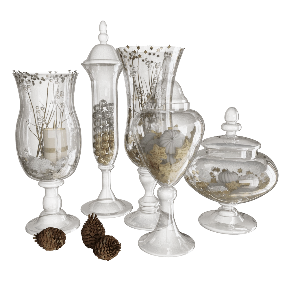 decoration - Very beautiful vases 3D Model